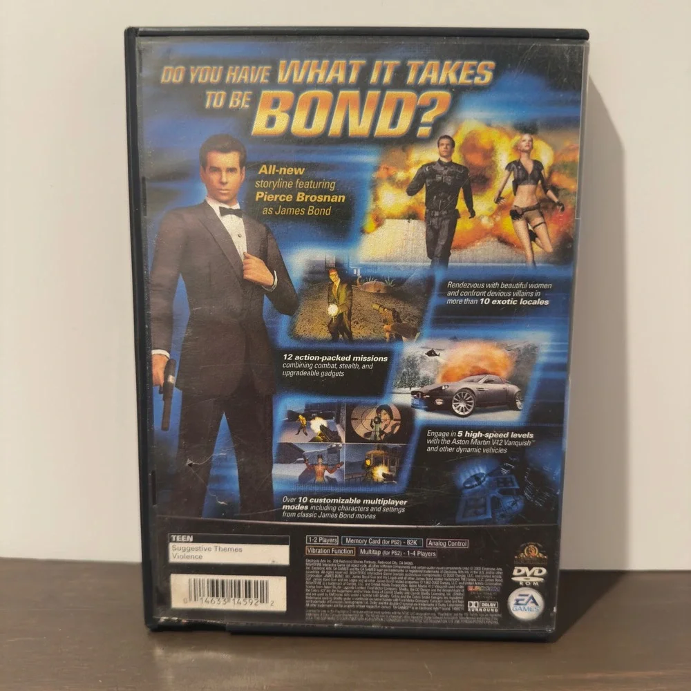 007 Nightfire Sony PlayStation 2 PS2 Video Game James Bond EA Games Complete CIB